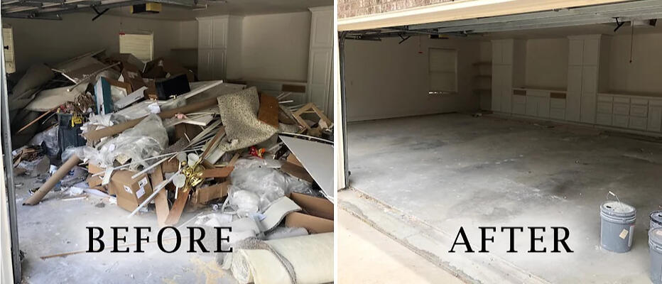 Before & After Before and after junk removal